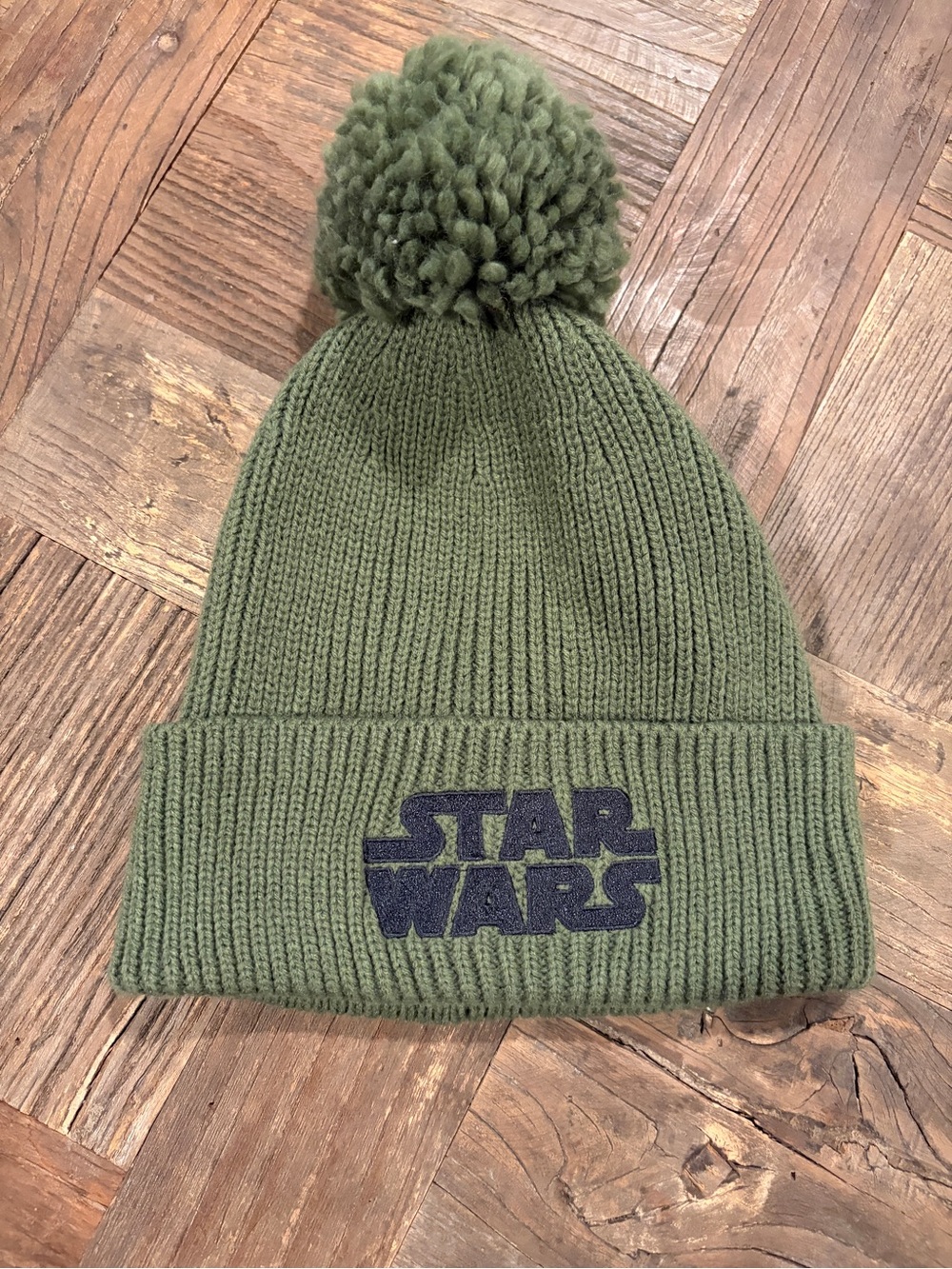 GAP x Star Wars Collaboration Olive Green youth S/M Knit Beanie Hat